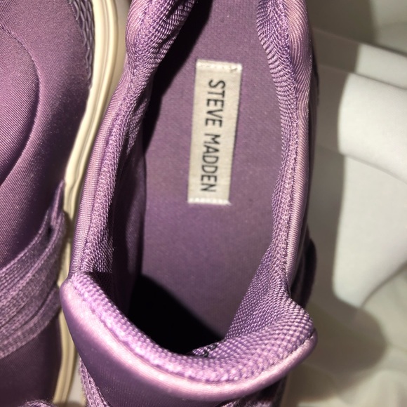 STEVE MADDEN Lancer purple Sneakers, size 7.5, EUC - Picture 8 of 11